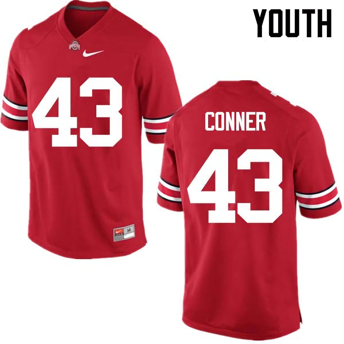 Nick Conner Ohio State Buckeyes Youth NCAA #43 Nike Red College Stitched Football Jersey WBE6056OG